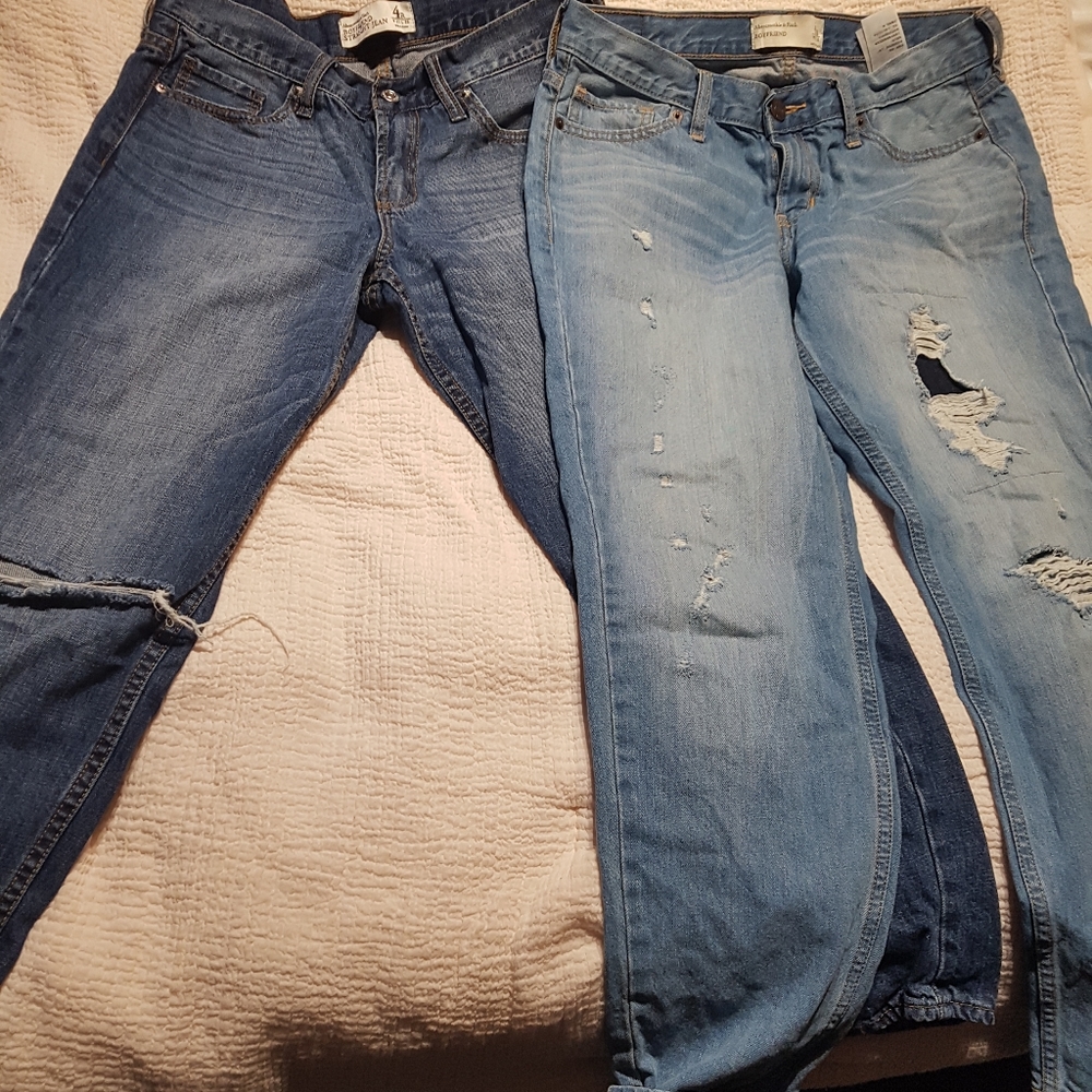 BOGO Abercrombie jeans like new!